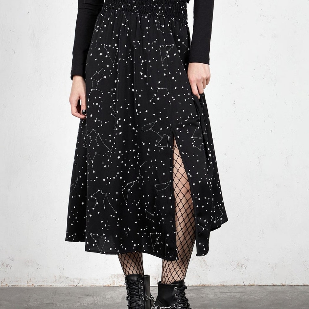 DISTURBIA CELESTIAL MIDAXI SKIRT